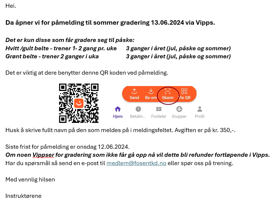 Påmelding
